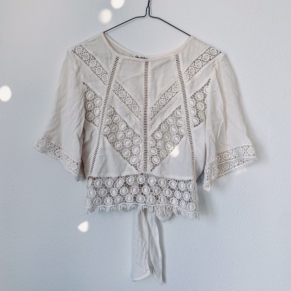 Miss Selfridge Embroidered Crop Top